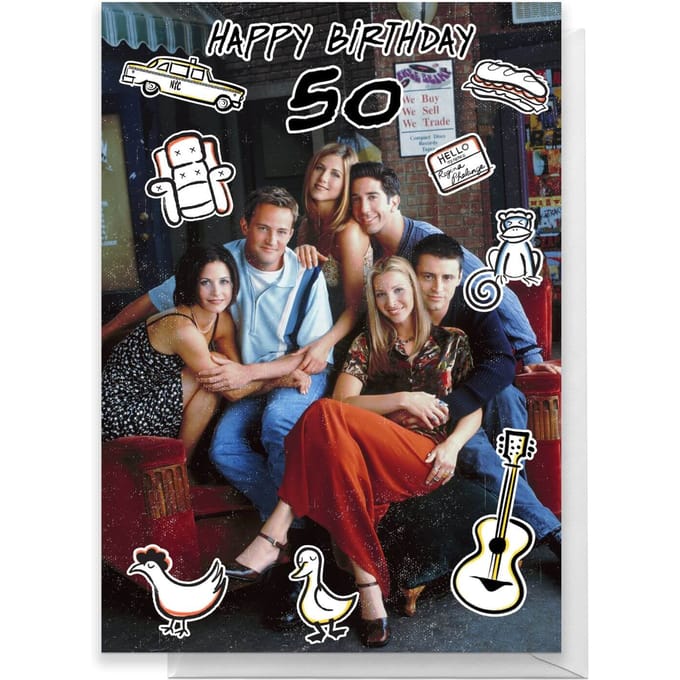 Friends Birthday 50th Greetings Card - Standard Card