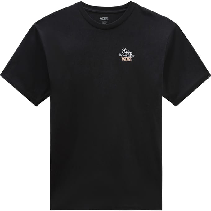 Vans checkerboard taste t-shirt in de kleur zwart.