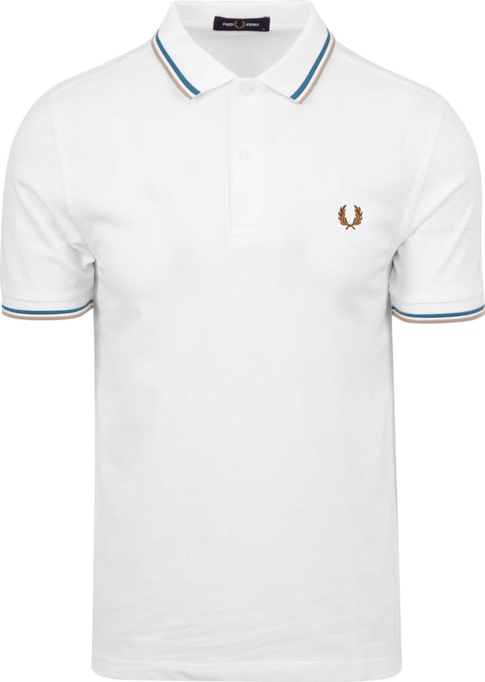 Fred Perry Polo M3600 Wit V21 - Maat XXL - Heren