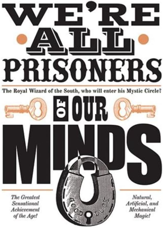 Kunstdruk Asintended Prisoners of our Minds 60x80cm