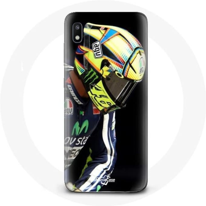 Case voor Samsung Galaxy A10 Valentino Rossi motorfietssnelheidsbestuurder