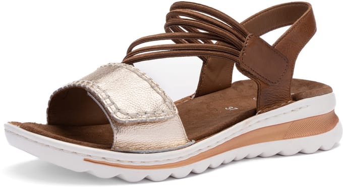 Sandalen met sleehak Ara -