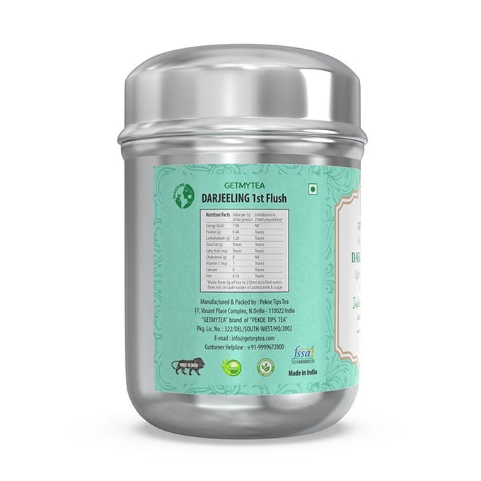 Чай Дарджилинг первого сбора (100 г), Darjeeling Light & Fragrant 1st Flush,  Getmytea white