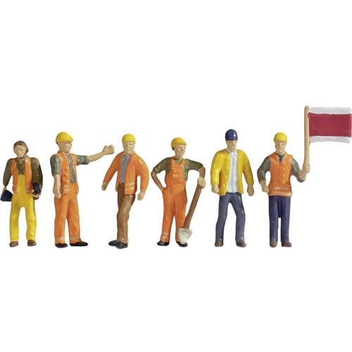 NOCH 15277 H0 Spoorwegarbeiders figuren Geverfd, Staand