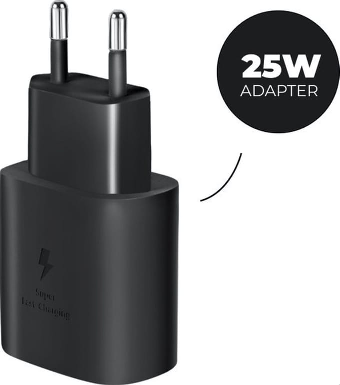 WISEQ Snellader USB-C 25W – Fast Charger – Geschikt voor Samsung & Apple