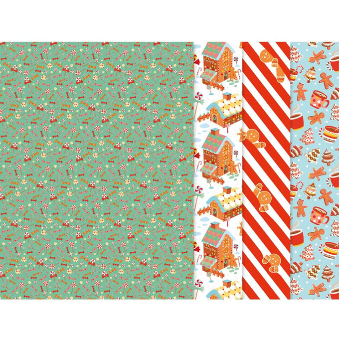 Décopatch Pocket Hot-Foil Collection Mix and Patch "Kerstbakkeerij"