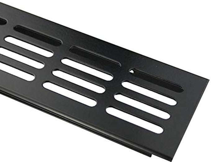 Aluminium Ventilatierooster met Achterflens - Diverse Afmetingen en Kleuren