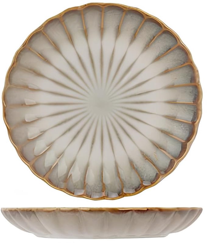 Cosy&Trendy Astera Pearl Dessertbord - Ø20,8x2,8cm - Set-4