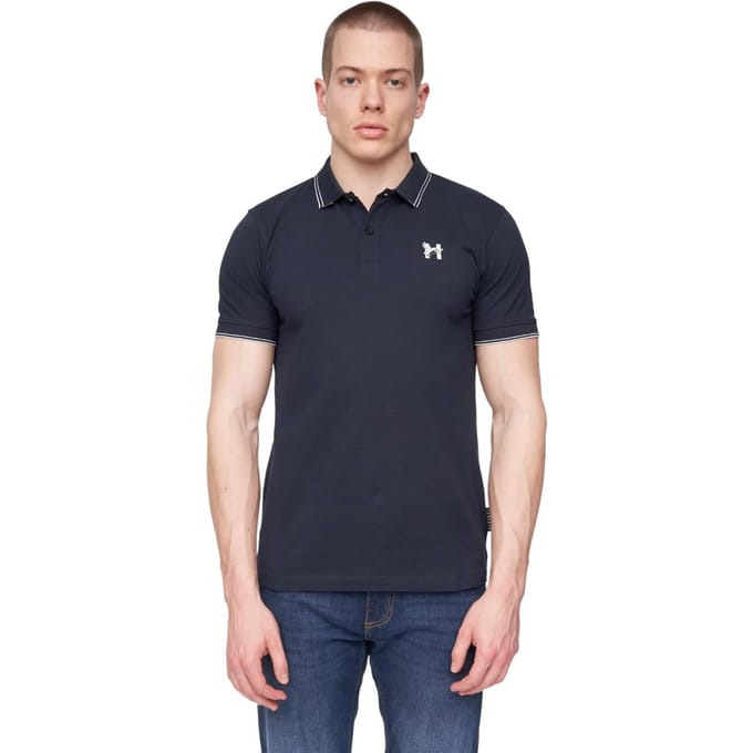 Henleys Heren Henflare Poloshirt (Marine)