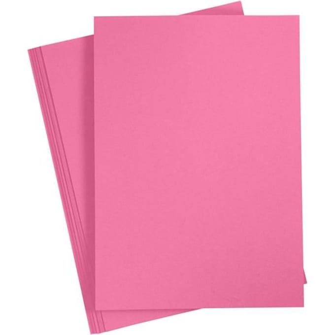 Creativ Company - Cardboard Pink A4 220g 10 pcs.