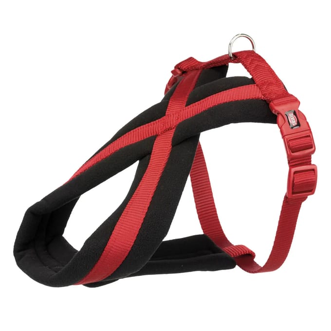Trixie Premium touring harness S: 35-65 cm/20 mm Rood