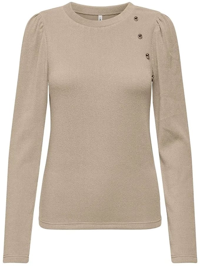Only Nanna Trui Beige L Vrouw