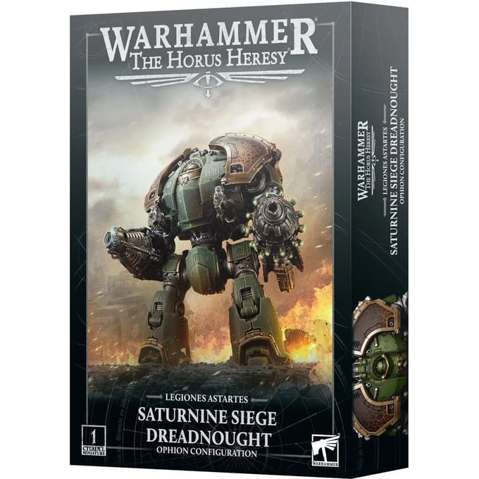 Beeldje Games Workshop Warhammer 30k - Legiones Astartes : Saturnine Dreadnought Ophion