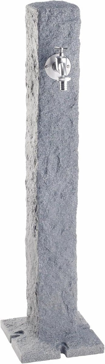 GARANTIA GRANIT waterzuil lichtgraniet incl. chroom afvoerkraan