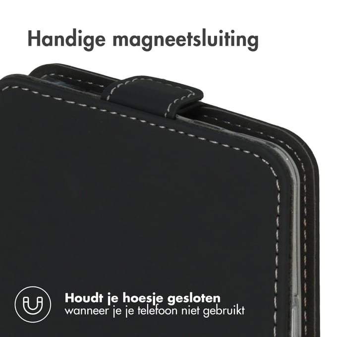 Accezz Hoesje - Geschikt voor Xiaomi Redmi Note 13 (5G) - Flipcase - Zwart