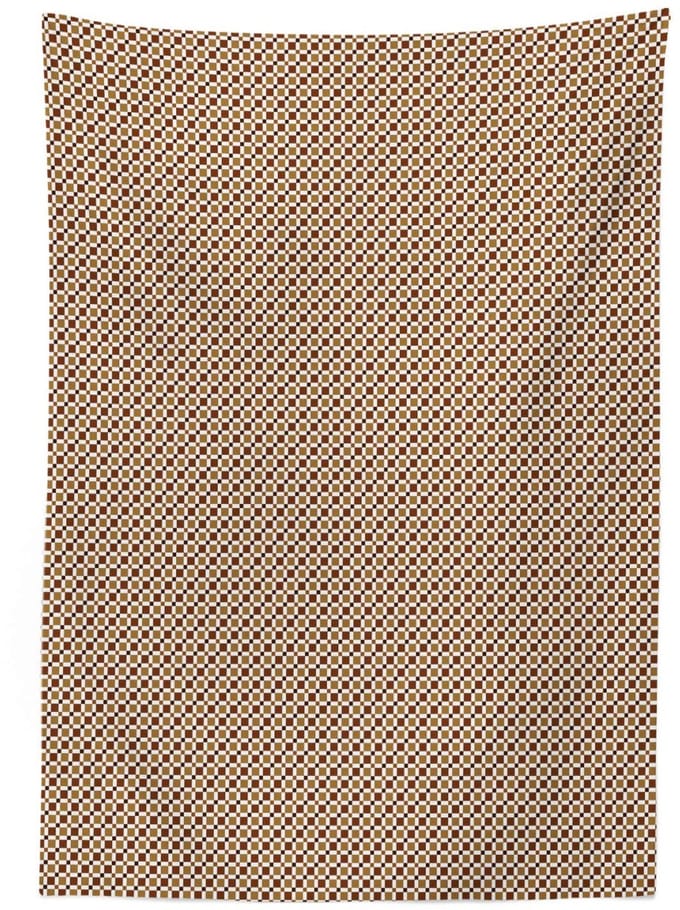 ABAKUHAUS Tafelkleed – Aardetinten – 140x240 cm – Satijn