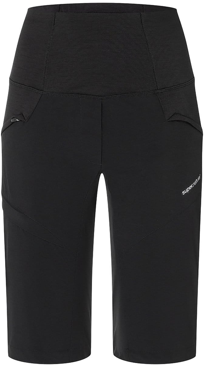 Super Natural Women Unstoppable Shorts - Black - Maat XL