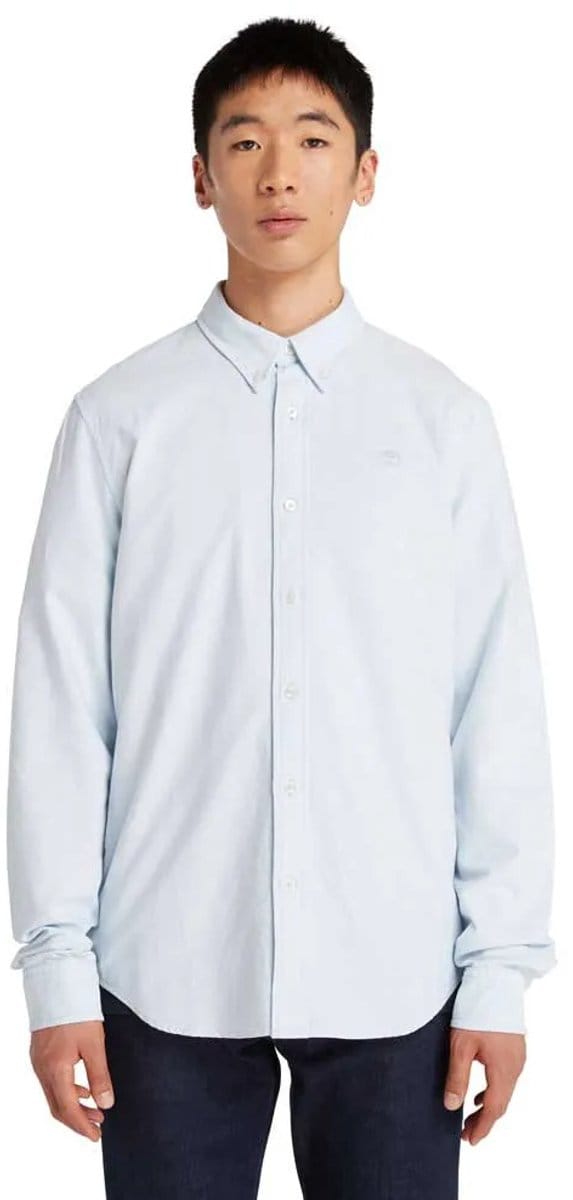 Timberland Oxford Slim Overhemd Met Lange Mouwen Wit M Man