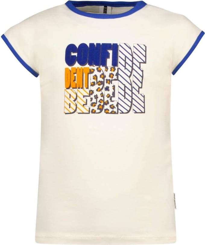 B.Nosy meisjes t-shirt -White - Maat 122/128
