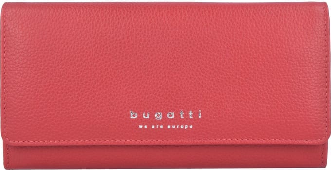 Bugatti Linda Portemonnee Leer 19 cm - Dames - Horizontaal - rot