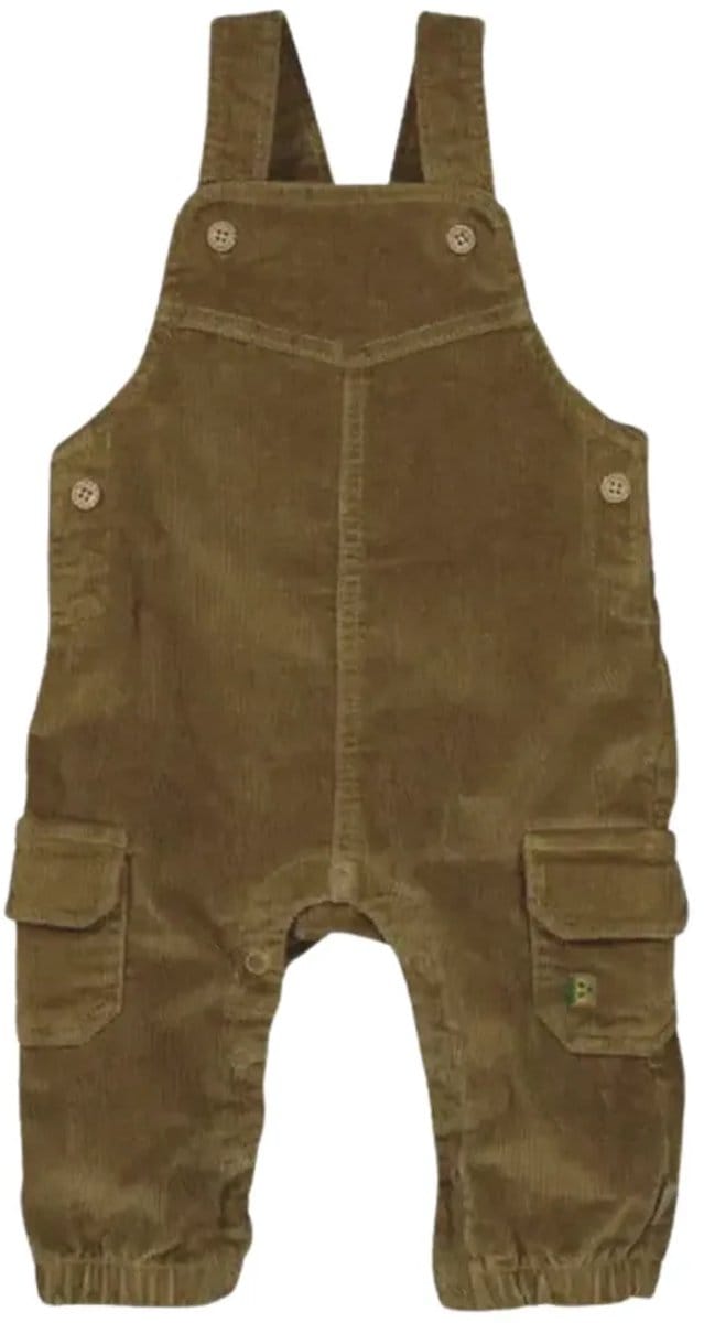 BESS Dungaree Pockets Babycord Walnut