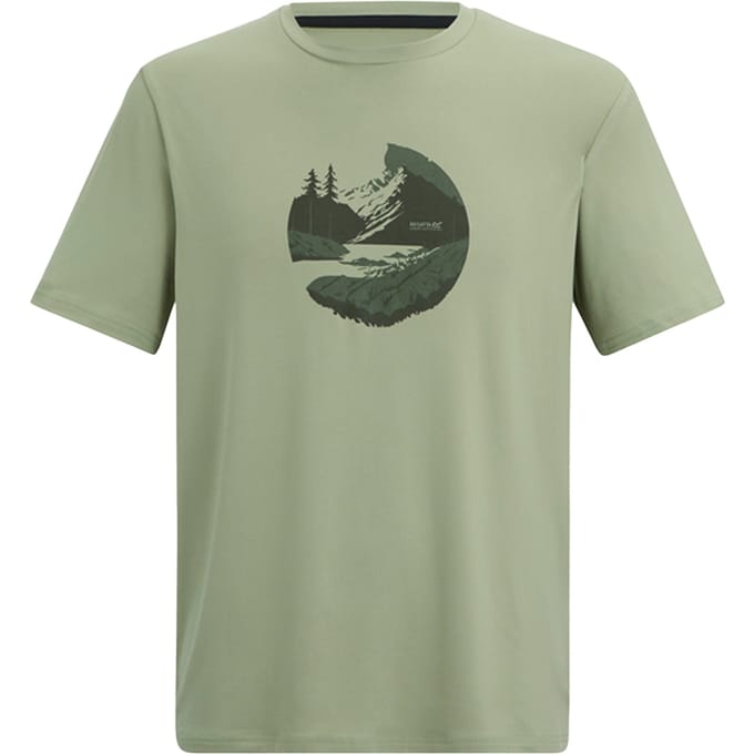 Regatta Heren Fingal Mountain T-Shirt (Lichte Salie)