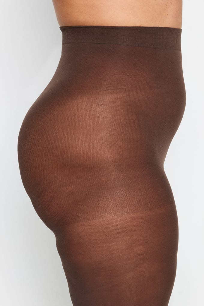 Yours Premium Panty Van 50 Denier In Donkerbruinsize 56-60