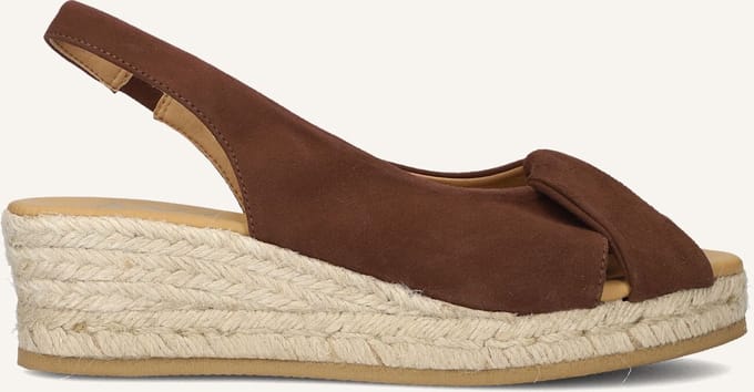 AYANA Omo26yu946 Espadrilles - Met Sleehak - Dames - Bruin - Maat 36