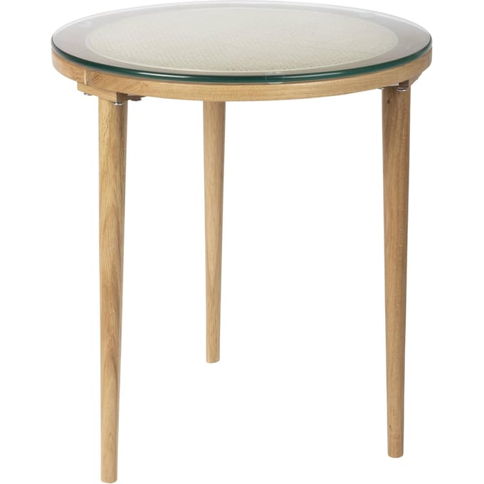 Bijzettafel Harold met rattan | Casa Caron