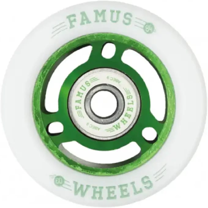 Set van 8 rollerwielen Famus Wheels 88A