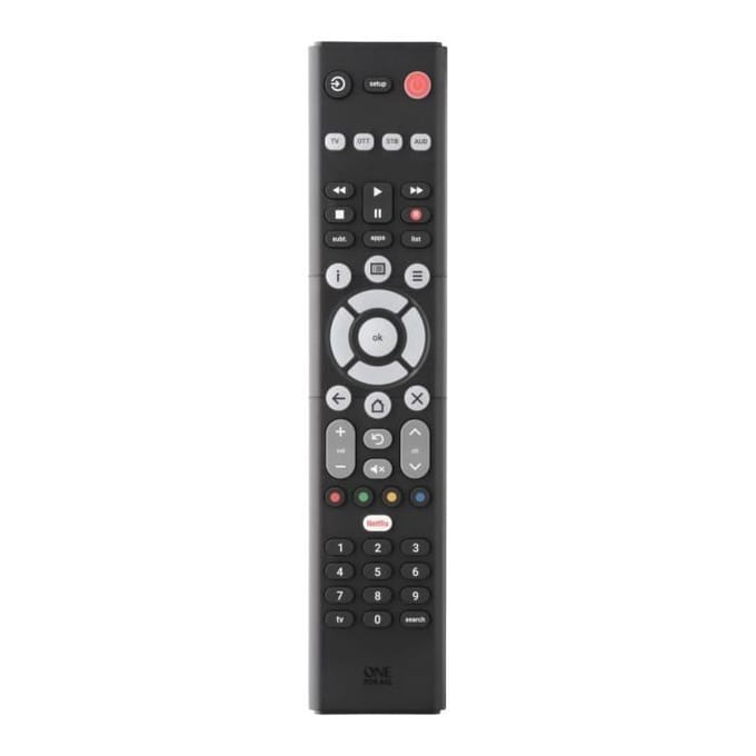 One For All Essence Basic 4 afstandsbediening IR Draadloos Audio, Game console, TV Drukknopen