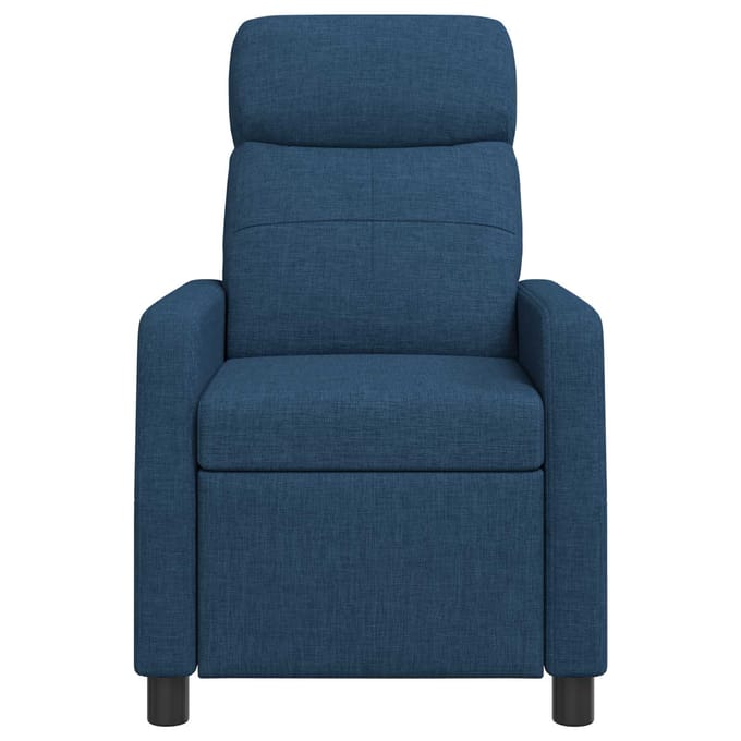 vidaXL - Recliner - Blauw - Stof