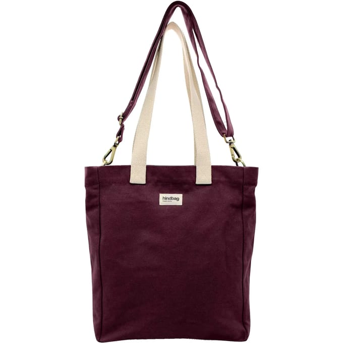 Hindbag Paul - schoudertas - Paars - Biologisch GOTS katoen