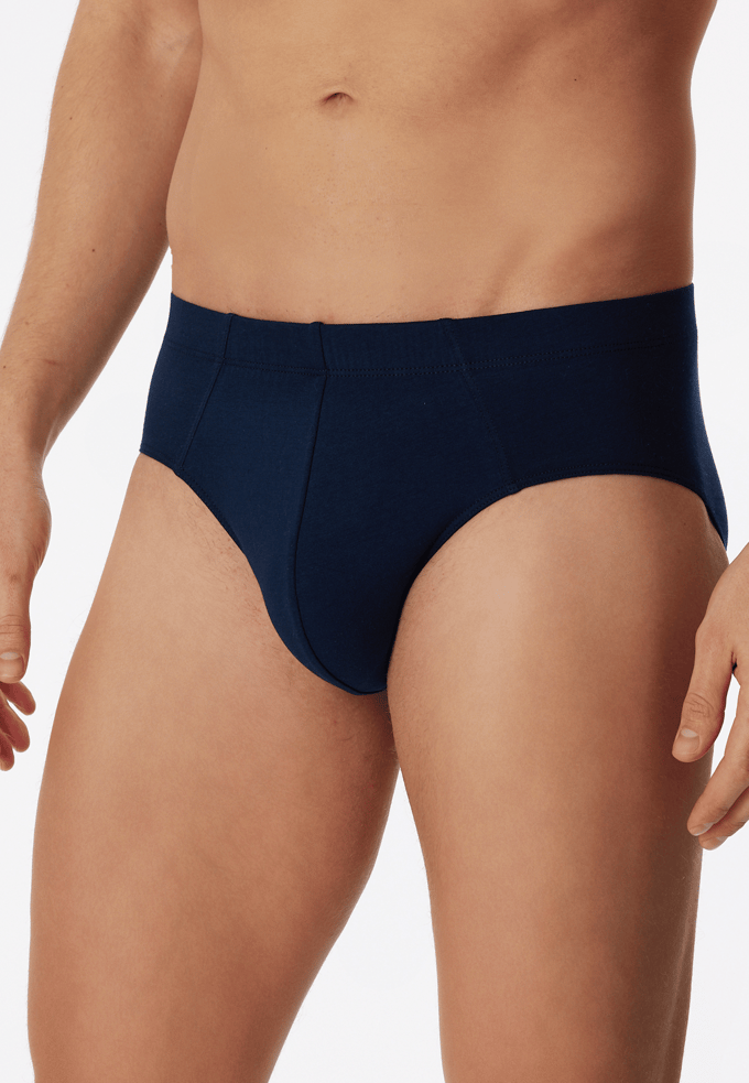 Schiesser 3 PACK Supermini 95/5 Essentials - Heren Onderbroek - donkerblauw