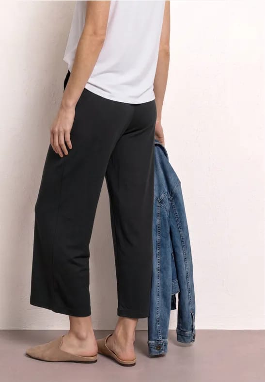 7/8 broek met wijde pijpen in Loose Fit
