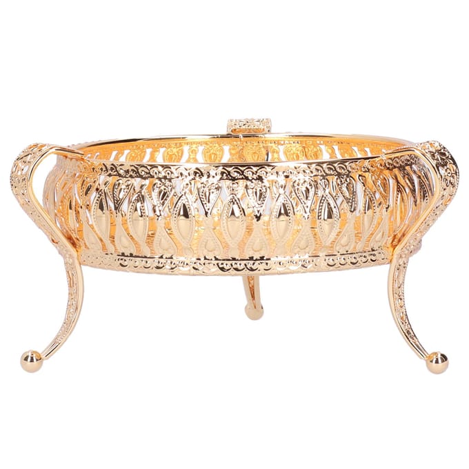 Fruitschaal Metaal Rond Plaats Snacks Kleine Sieraden Multifunctioneel Huisornamenten beige