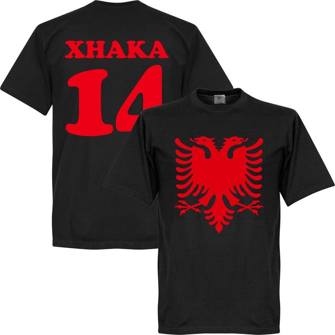 Albanië Adelaar Xhaka T-Shirt - XXL