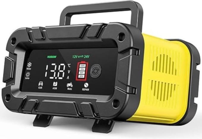 Thuys - Jumpstarter - Startkabels - Starthulp voor Auto - Accubooster - Zwart met Geel