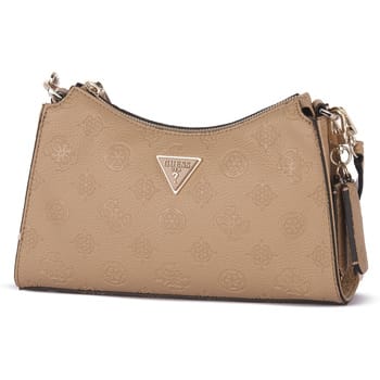 GUESS Schoudertas Cresidia Top Zip Shoulder Bag Beige Lichtbruin