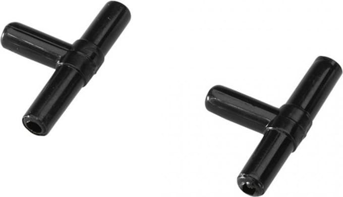 Aqua Della Plastic t-stuk voor luchtslang 2ST - 4/6MM