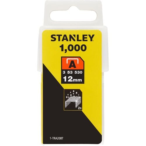 Stanley Nieten Gegalvaniseerd 0,76x12mm - Type A 3/53/530 - 1000 Stuks