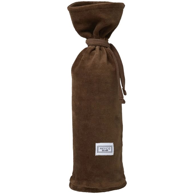 Meyco Baby Velvet kruikenzak - chocolate