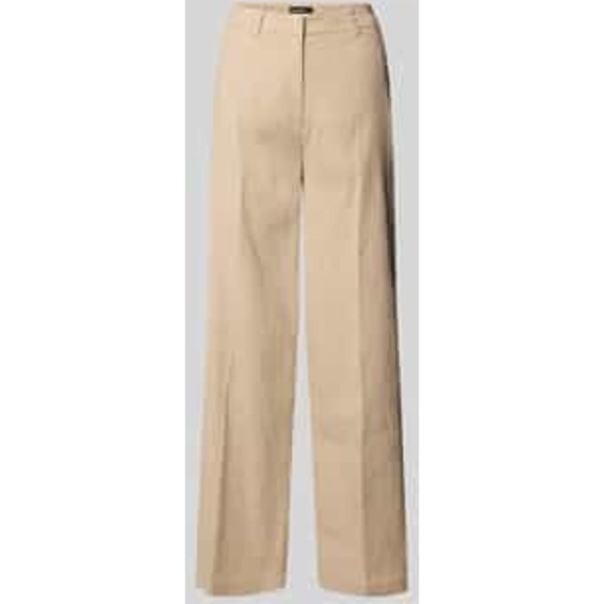 Broek van Linnenmix met Persplooien Model 'MIRA'