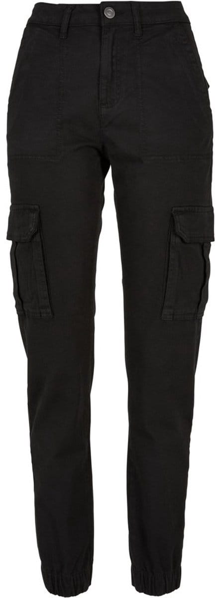 Urban Classics - Cotton Twill Utility Cargobroek - Taille, 33 inch - Zwart