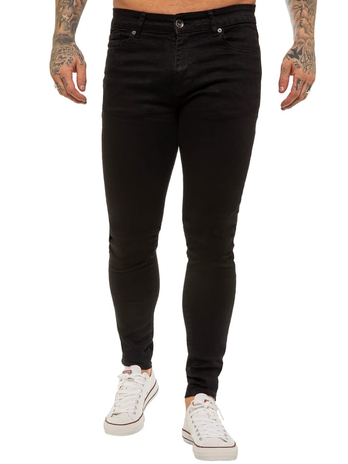 Enzo heren skinny super stretch denim jeans