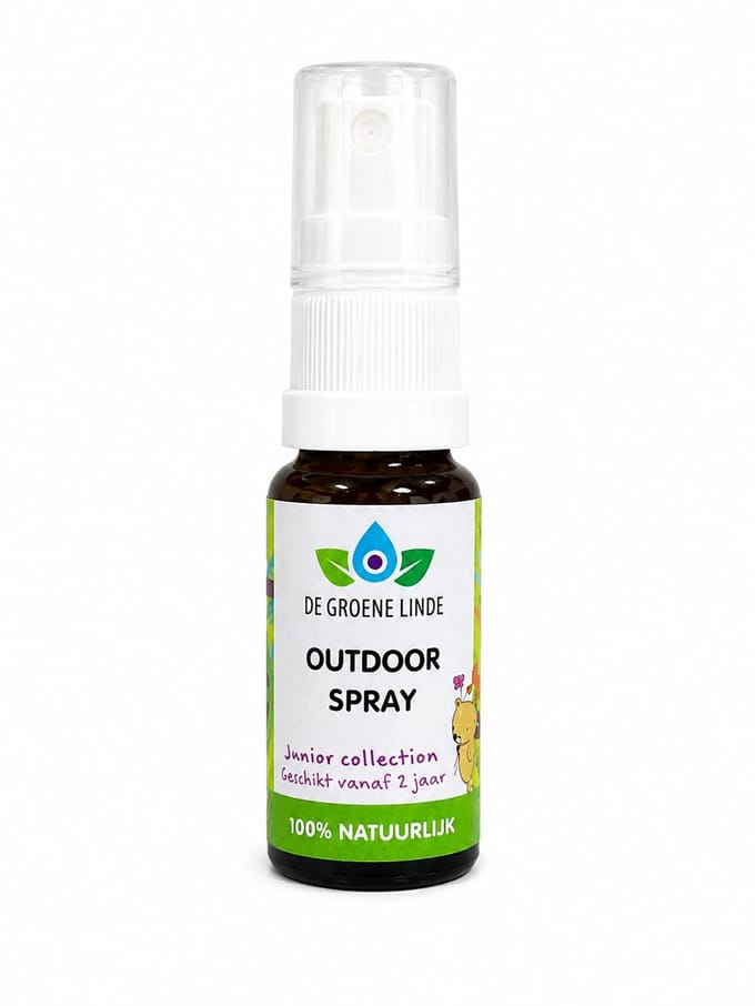 De groene linde - outdoor spray - junior - muggen spray - etherische olie - 10ml