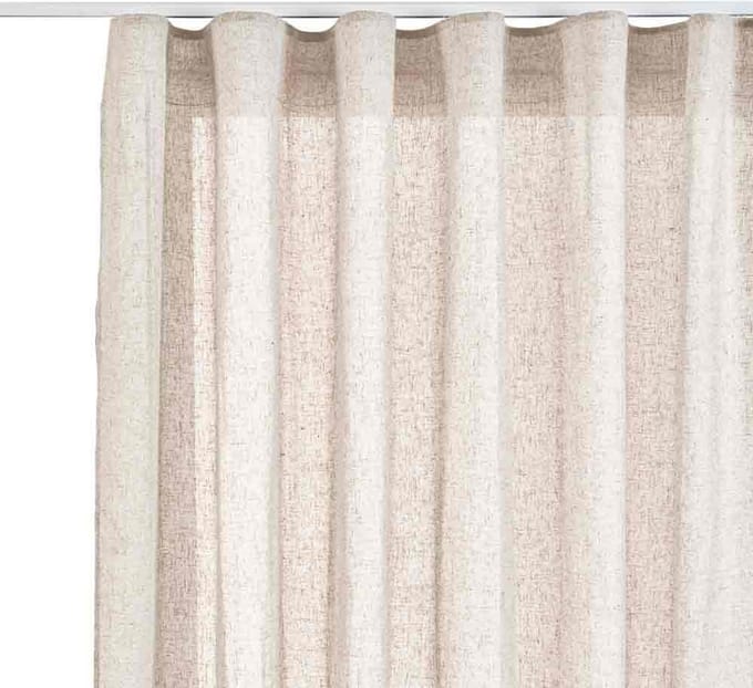 Stor Planet Linum 280x300 Cm Gordijn Met Ringen Beige