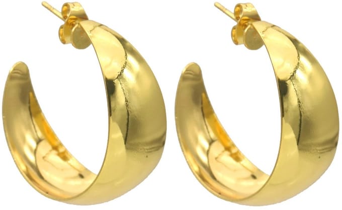 Oorbellen - RVS - 30 mm
