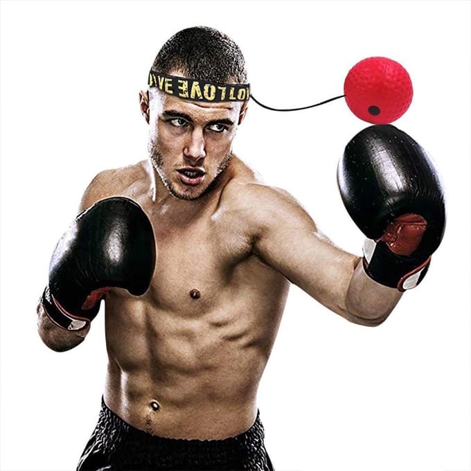 Boks Bal - Reflex bal - Met hoofdband - Box training - Boxen - Trainen - Reflex oefenen