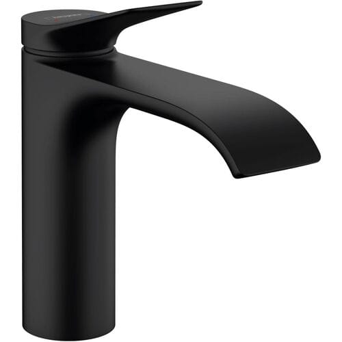 hansgrohe Vivenis ééngreeps wastafelmengkraan 110 met trekwaste mat zwart